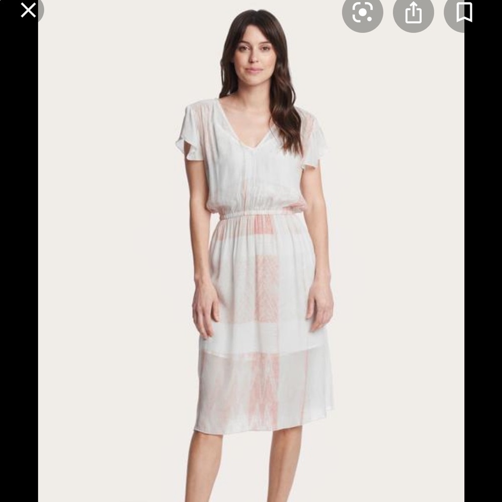 FRYE Shibori V-Neck Dress